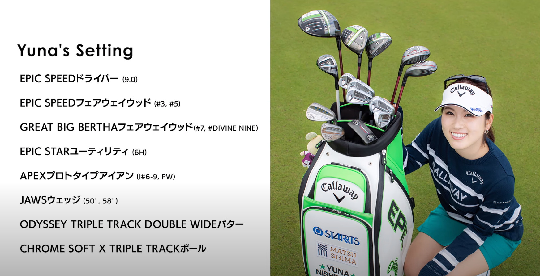 21年 西村 優菜 最新クラブセッティング スイング動画 Progolfer Info